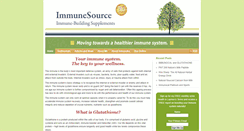 Desktop Screenshot of immunesource.ca