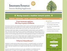 Tablet Screenshot of immunesource.ca